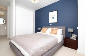 spacious master bedroom, large closets