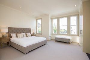large spacious airy master bedroom clapham london house