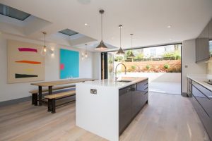 Top london architect designed modern kitchen, outdoor space, house for sale london