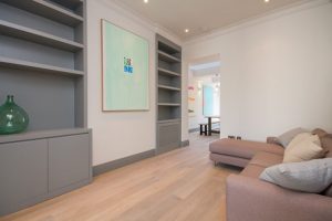 built in storage bespoke cabinetry newly renovated clapham london house